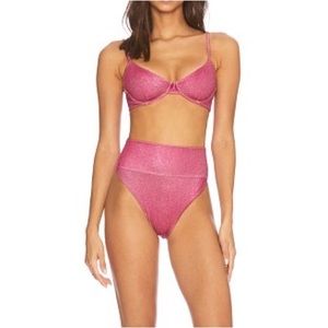 beach riot sparkle bikini xs